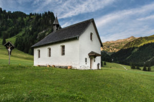chapel, Alp Nenzinger sky, mountains, meadow chapel, Alp Nenzinger sky, mountains, meadow